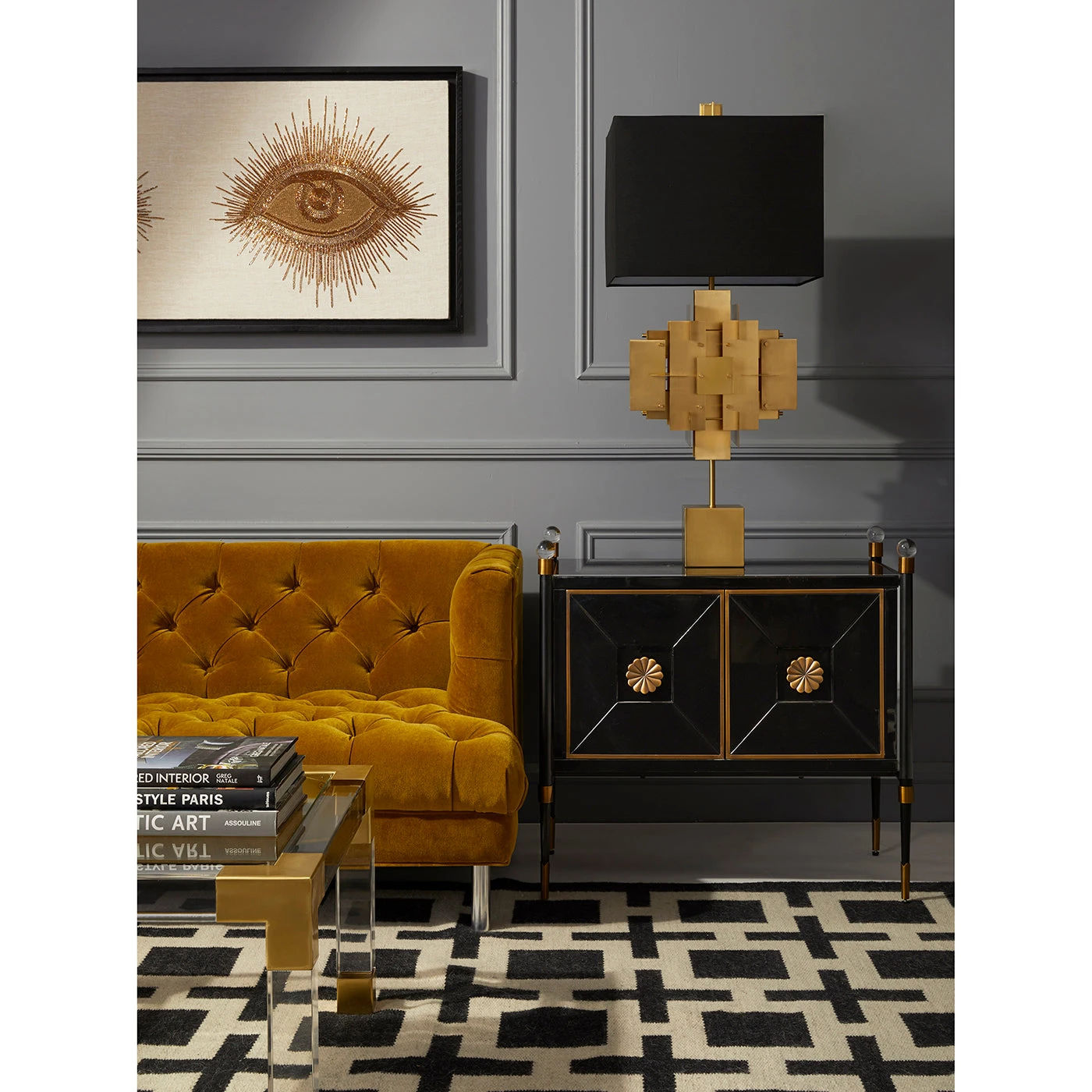 Jonathan Adler Eyes Beaded Wall Art All Décor