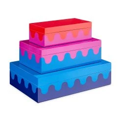 Jonathan Adler Boxes Small Ripple Lacquer Box