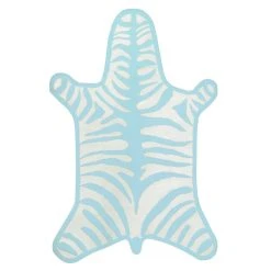 Jonathan Adler Zebra Peruvian Flat Weave Rug
