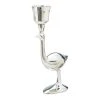 Jonathan Adler Candles & Candle Holders Silver-Plated Ostrich Candle Holder