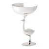 Jonathan Adler Silver-Plated Ostrich Petite Serving Bowl Bowls
