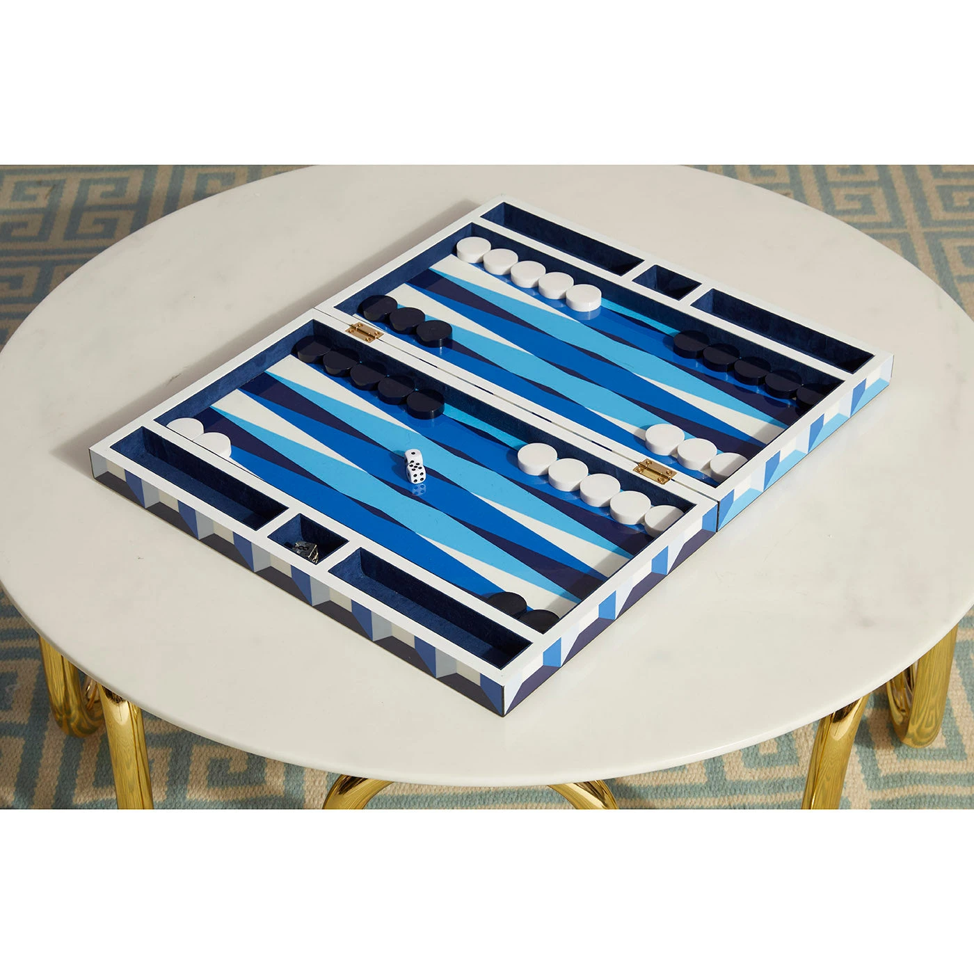 Jonathan Adler Games Sorrento Backgammon Set