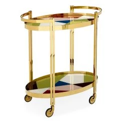 Jonathan Adler Torino Bar Cart Bars & Bar Carts