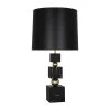 Jonathan Adler Totem Table Lamp Black Marble