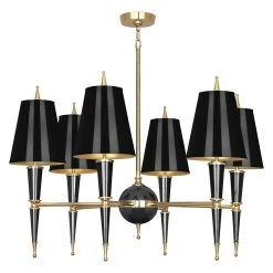 Jonathan Adler Versailles Chandelier With Painted Shade