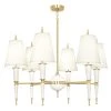 Jonathan Adler Versailles Chandelier With Fabric Shade