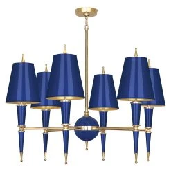 Jonathan Adler Versailles Chandelier With Painted Shade