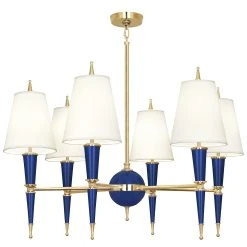 Jonathan Adler Versailles Chandelier With Fabric Shade