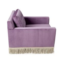 Jonathan Adler Chairs Wright Lounge Chair With Bullion Fringe