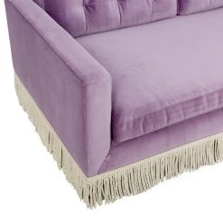 Jonathan Adler Wright Sofa With Bullion Fringe Sofas